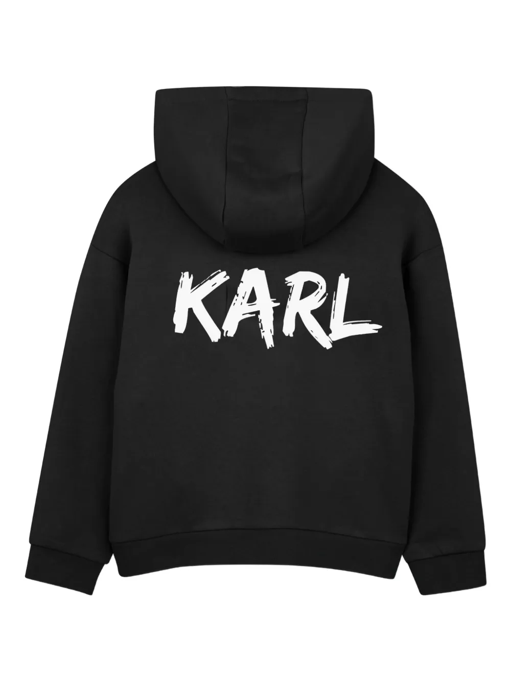 Karl Lagerfeld Kids Hoodie met print Zwart