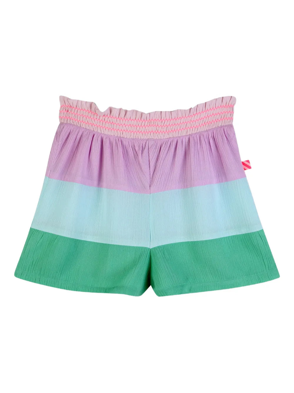 Billieblush Shorts a righe - Verde