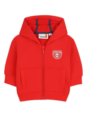 Burberry Kids Check-trimmed Zip Hoodie | Pink | FARFETCH