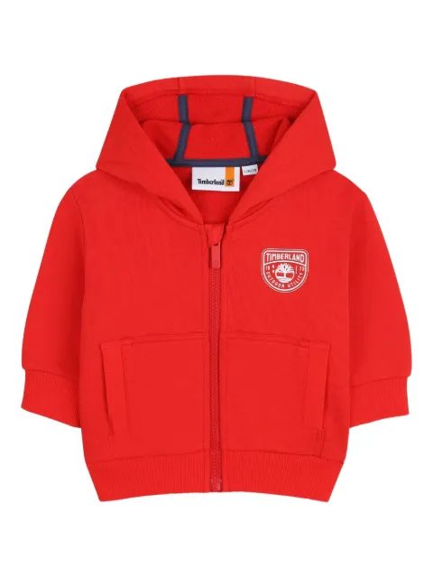 Timberland Kids zip-up hooded top