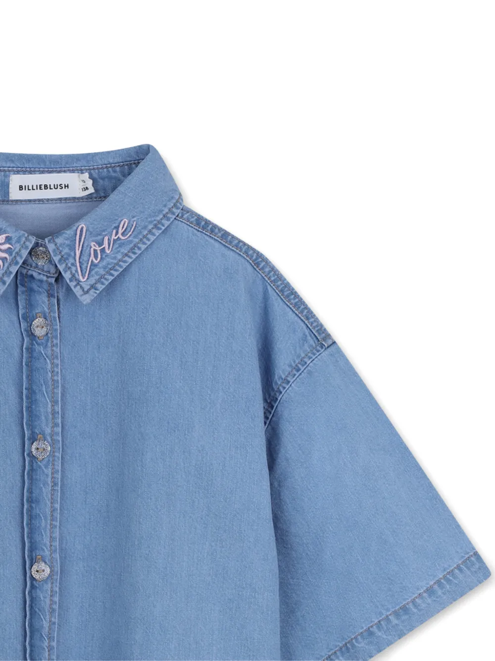 Billieblush Geruit shirt Blauw