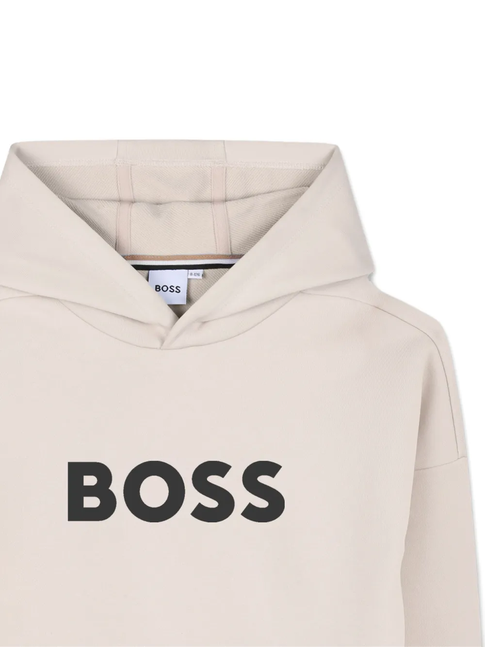  Boss Kidswear Logo Hoodie - Neutrals 