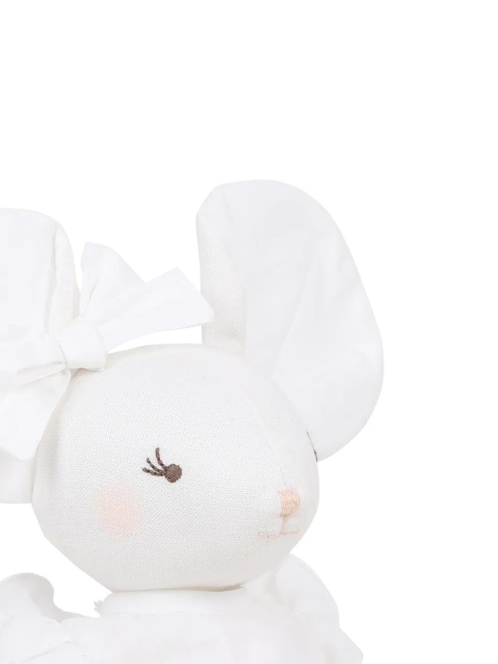 Chloé Kids Muis knuffel met ruches Wit