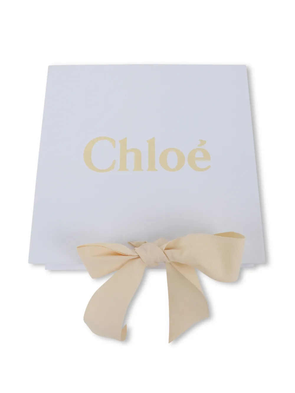 Chloé Kids Muis knuffel met ruches Wit