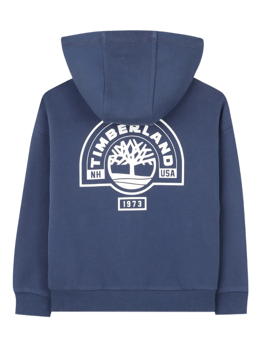 Timberland Kids Hoodie met logo Blauw