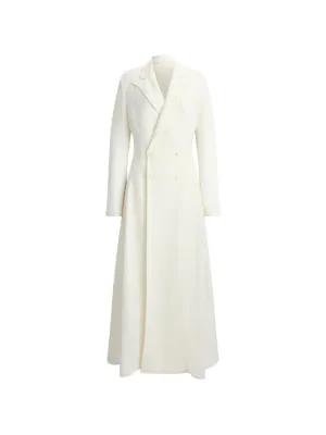 Ralph Lauren ホワイトデニム トレンチジャケット １２号 超激レア品 Ralph Lauren Collection（ラルフ・ローレン コレクション）ウィメンズ