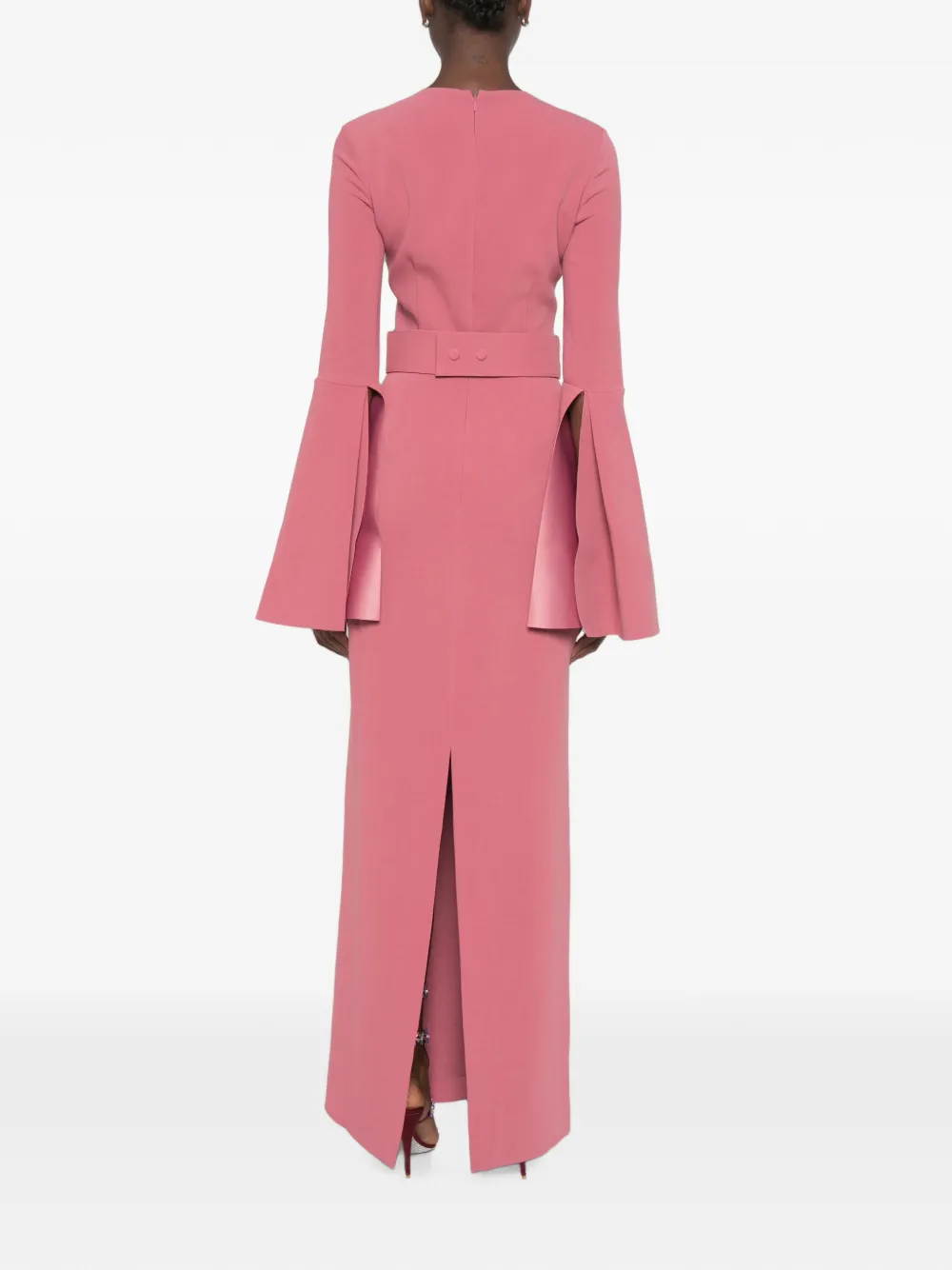 Solace London Theia maxi-jurk Roze