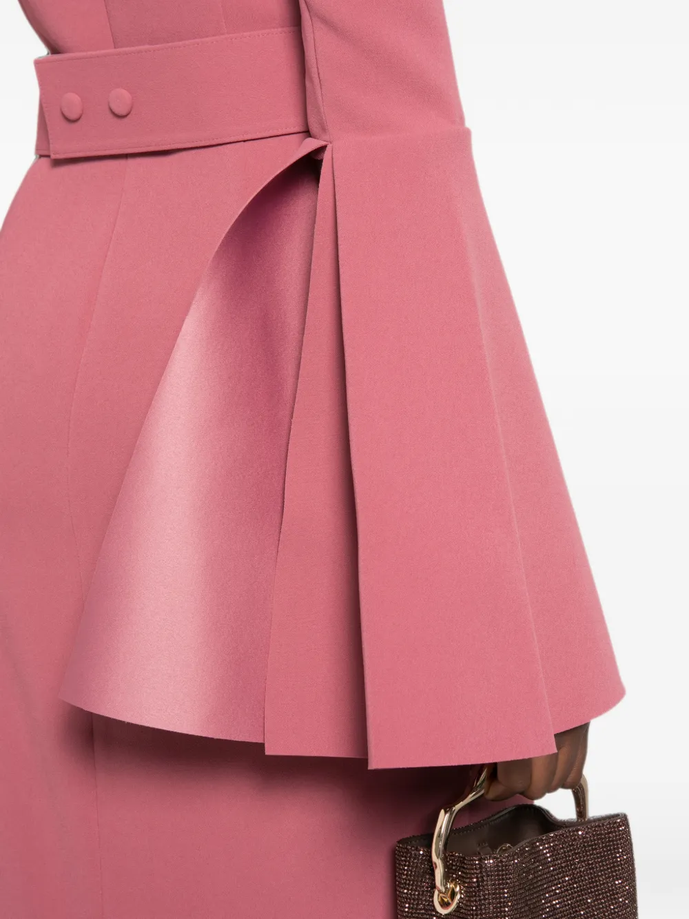 Solace London Theia maxi-jurk Roze