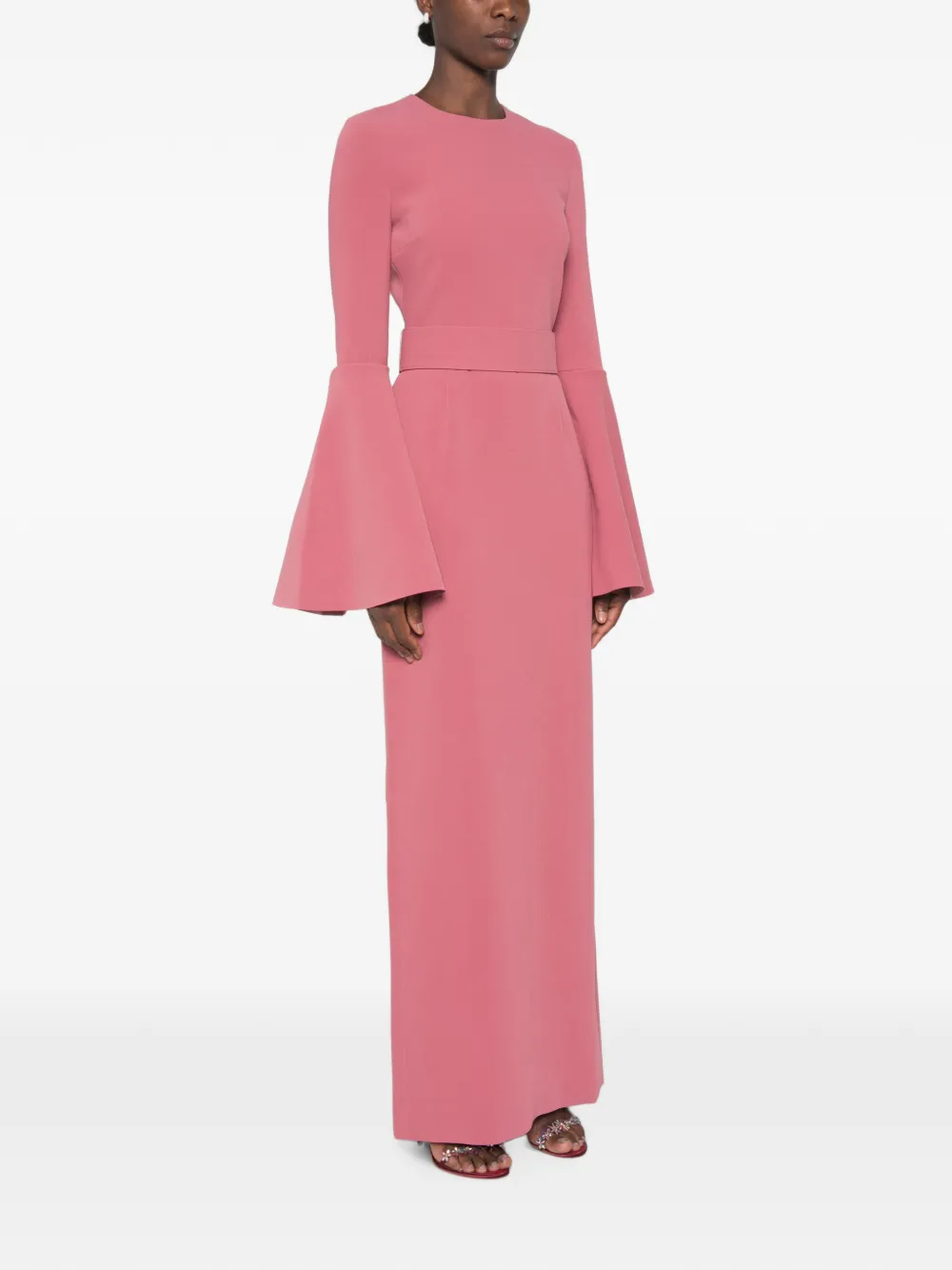 Solace London Theia maxi-jurk Roze