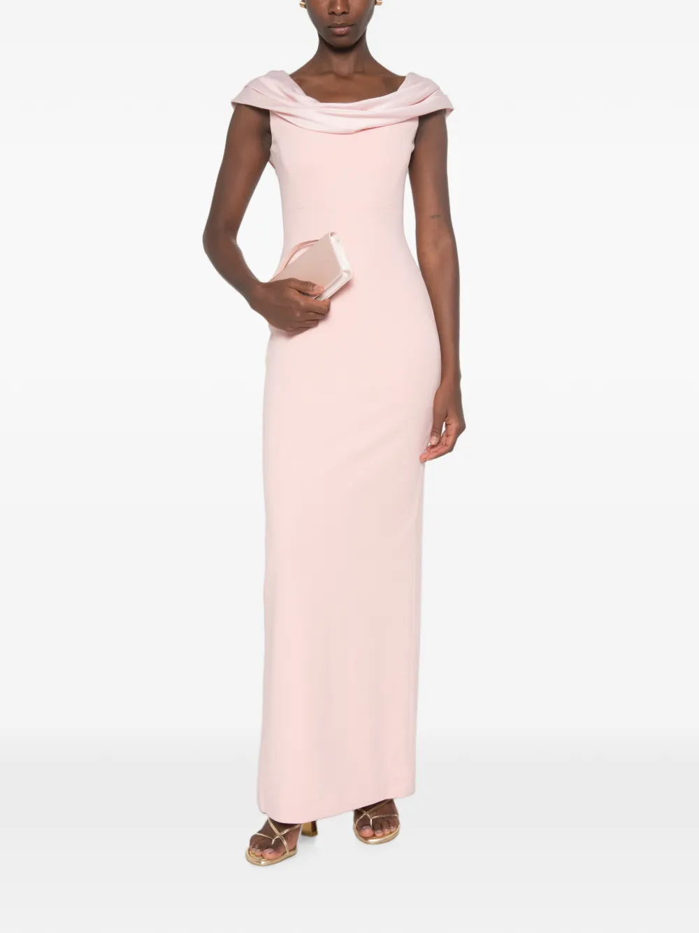 Solace London Adele maxi-jurk Roze