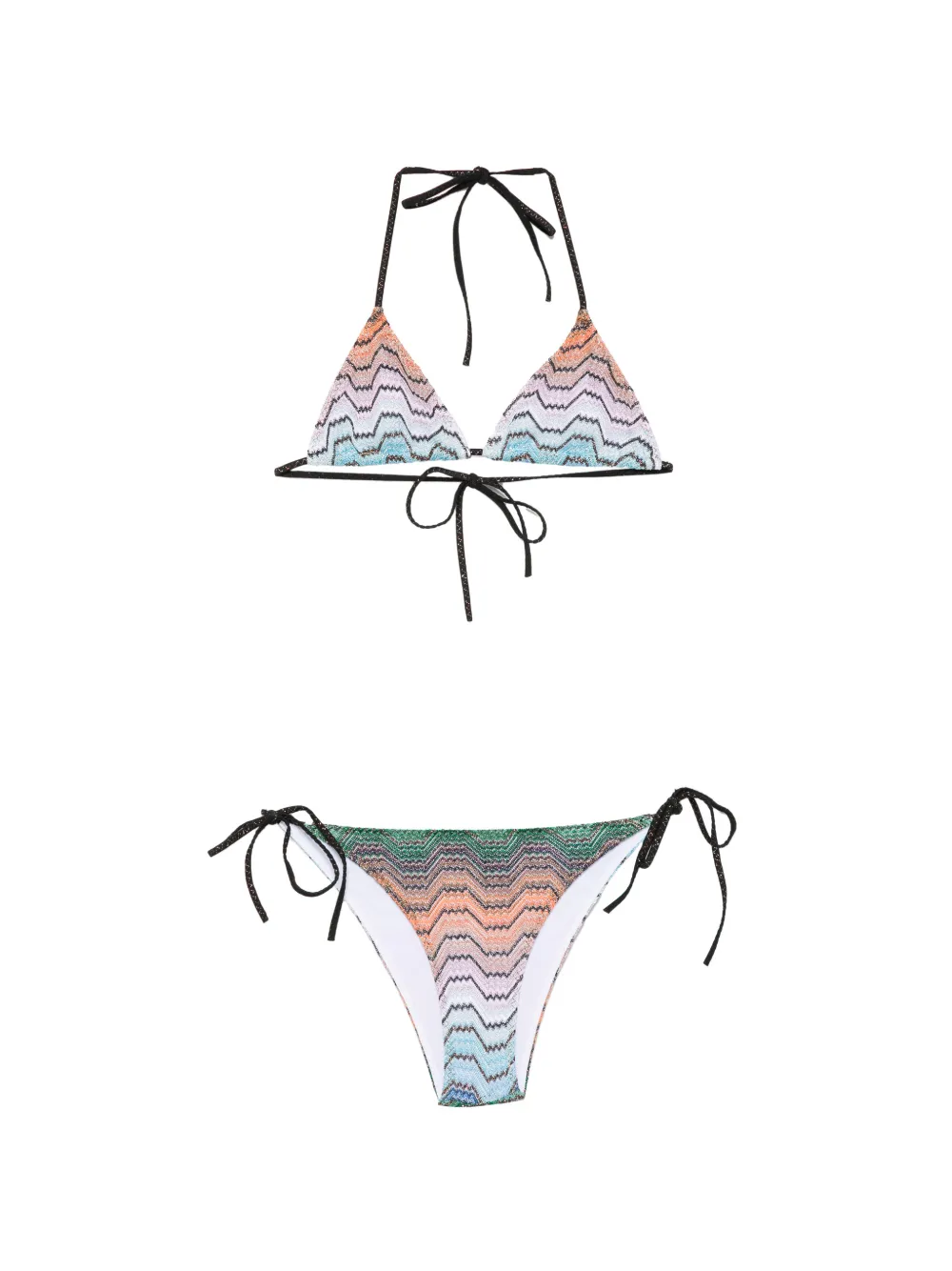 Missoni zig-zag bikini - Orange