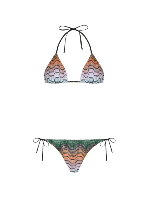 Missoni bikini in viscose lamé blend