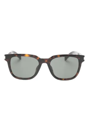 Saint Laurent Eyewear スクエアフレーム サングラス | ブラウン