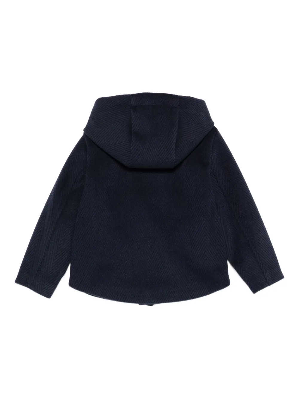 Daniele Alessandrini Kids hooded coat - Blauw