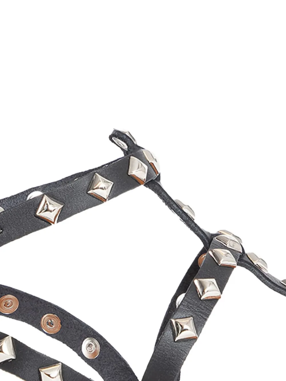 K. Jacques ArelatePyr studded sandals Zwart