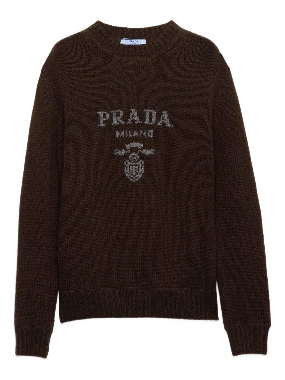 Prada Pullover mit rundem Ausschnitt - Braun