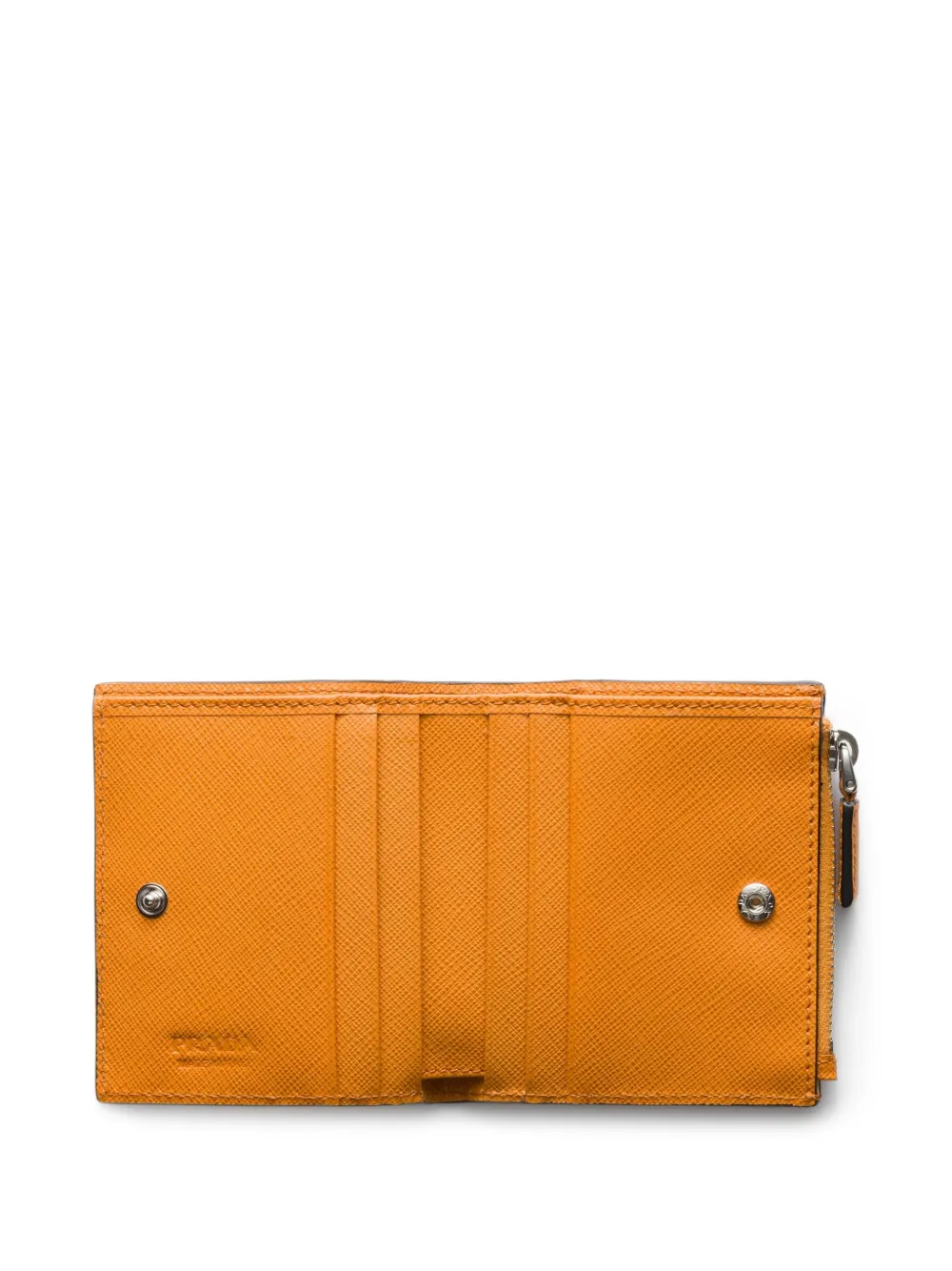  Prada Small Saffiano-leather Wallet - Orange 