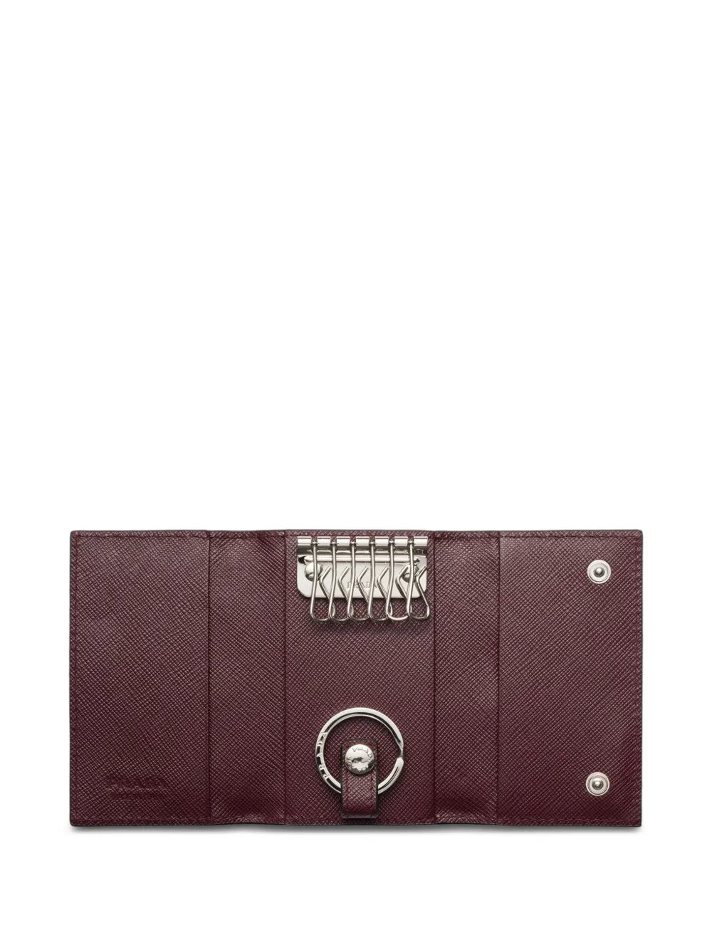 Prada Saffiano lettering leather key case | Image 2