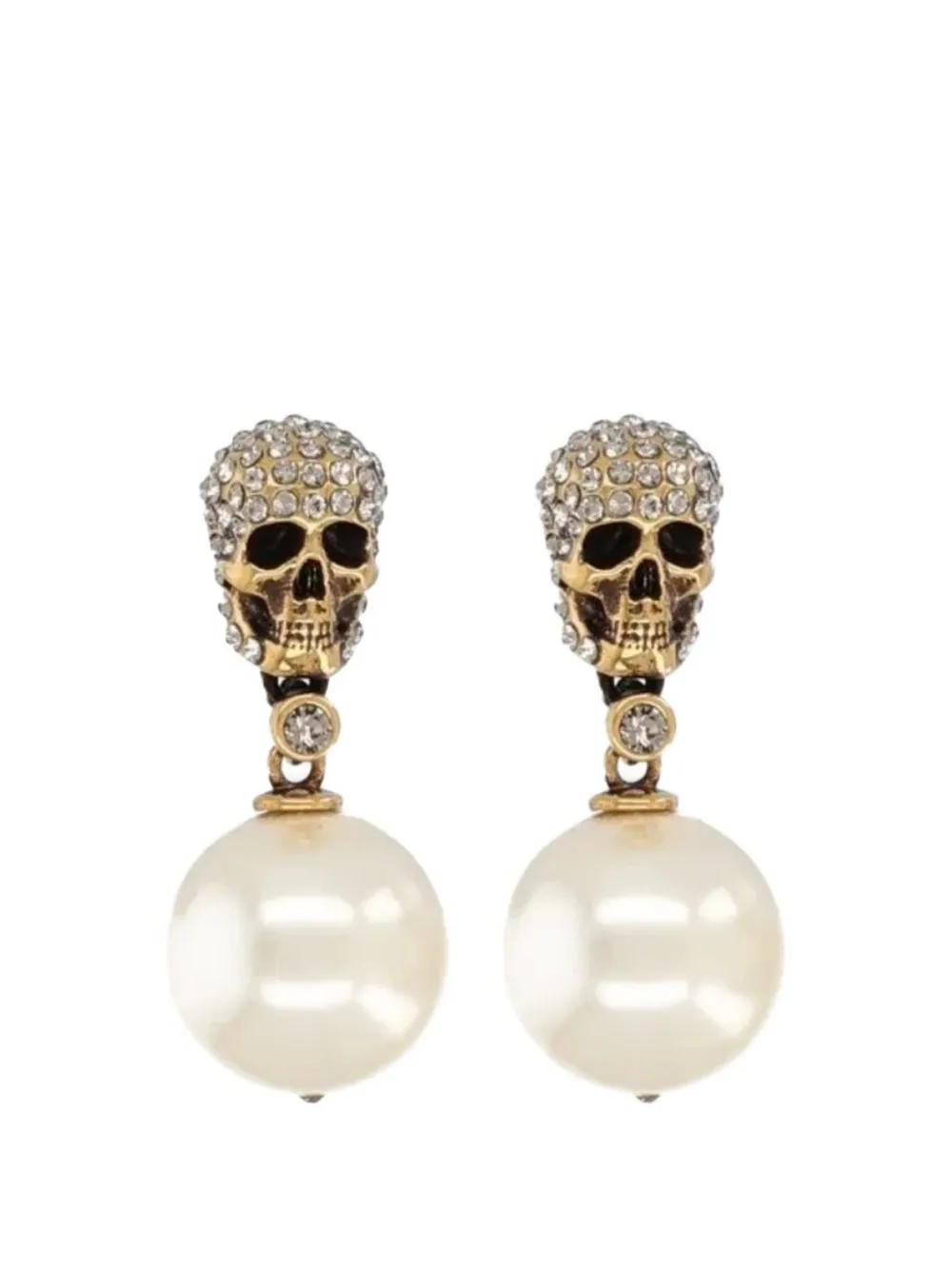 Alexander McQueen Skull earrings - Oro