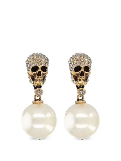 Alexander McQueen aretes Skull