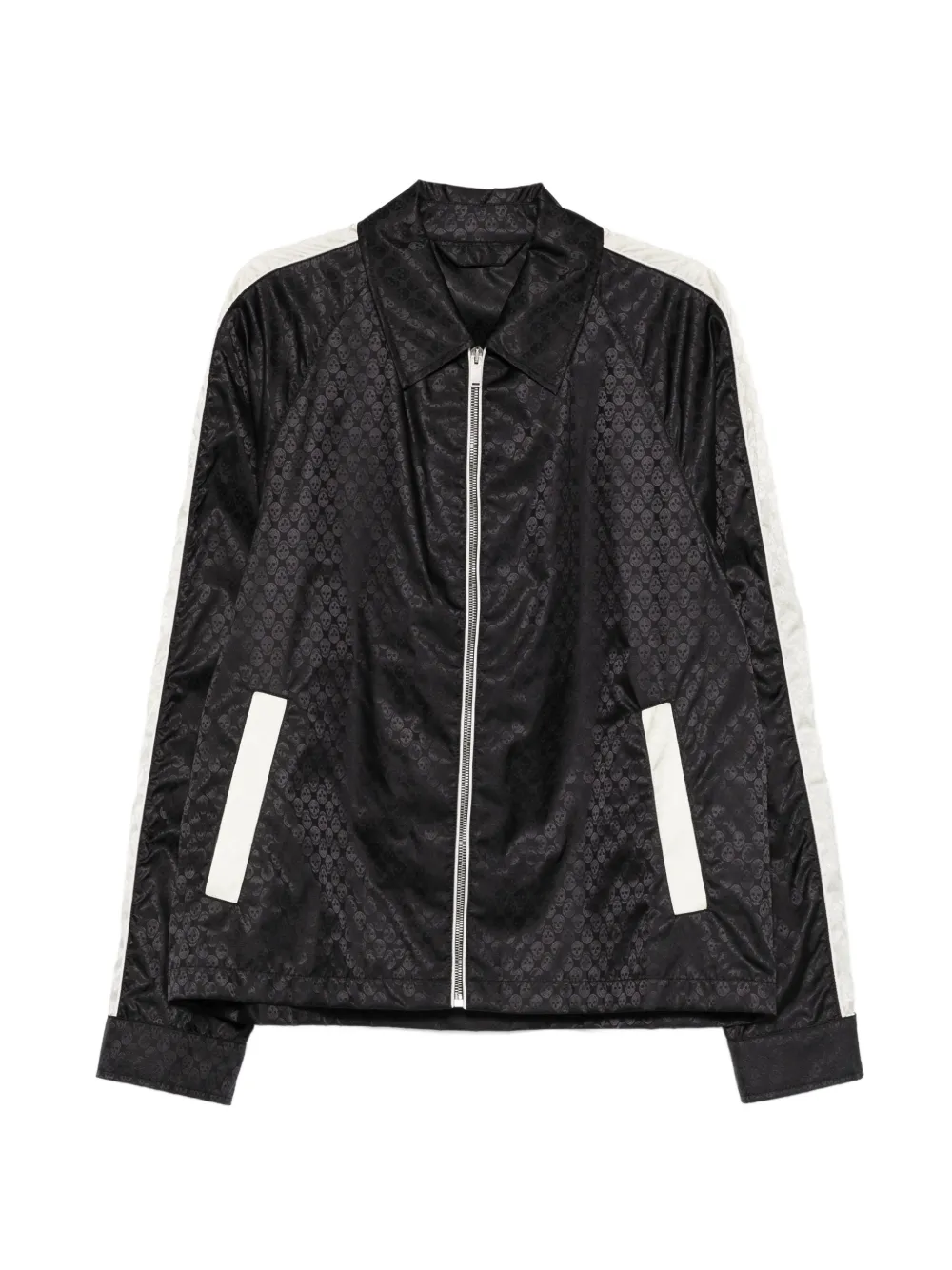 Alexander McQueen skull-print shirt jacket – Black Alexander McQueen skull-print shirt jacket – Black