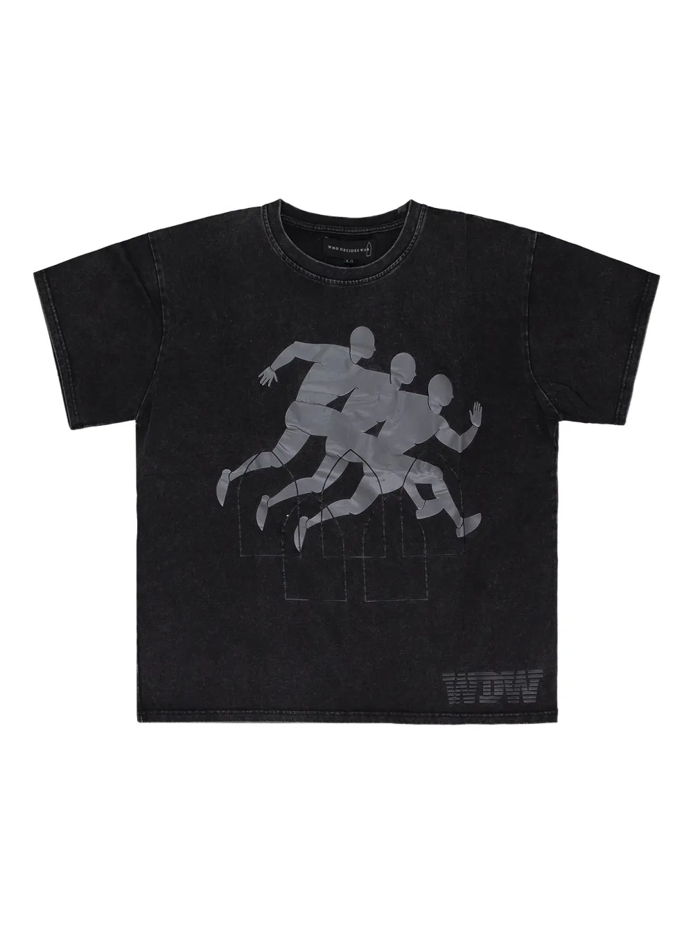 Who+Decides+War+graphic+short-sleeve+T-shirt+-+Noir
