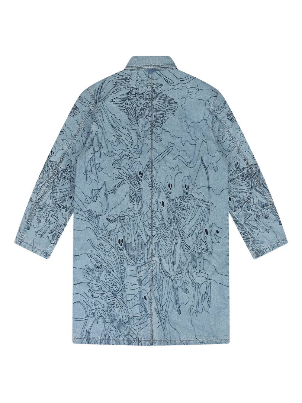 Who Decides War Four Horsemen printed trench coat | Trench Coats  | Image 2