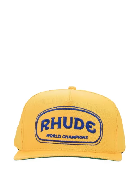 RHUDE logo-embroidery baseball cap