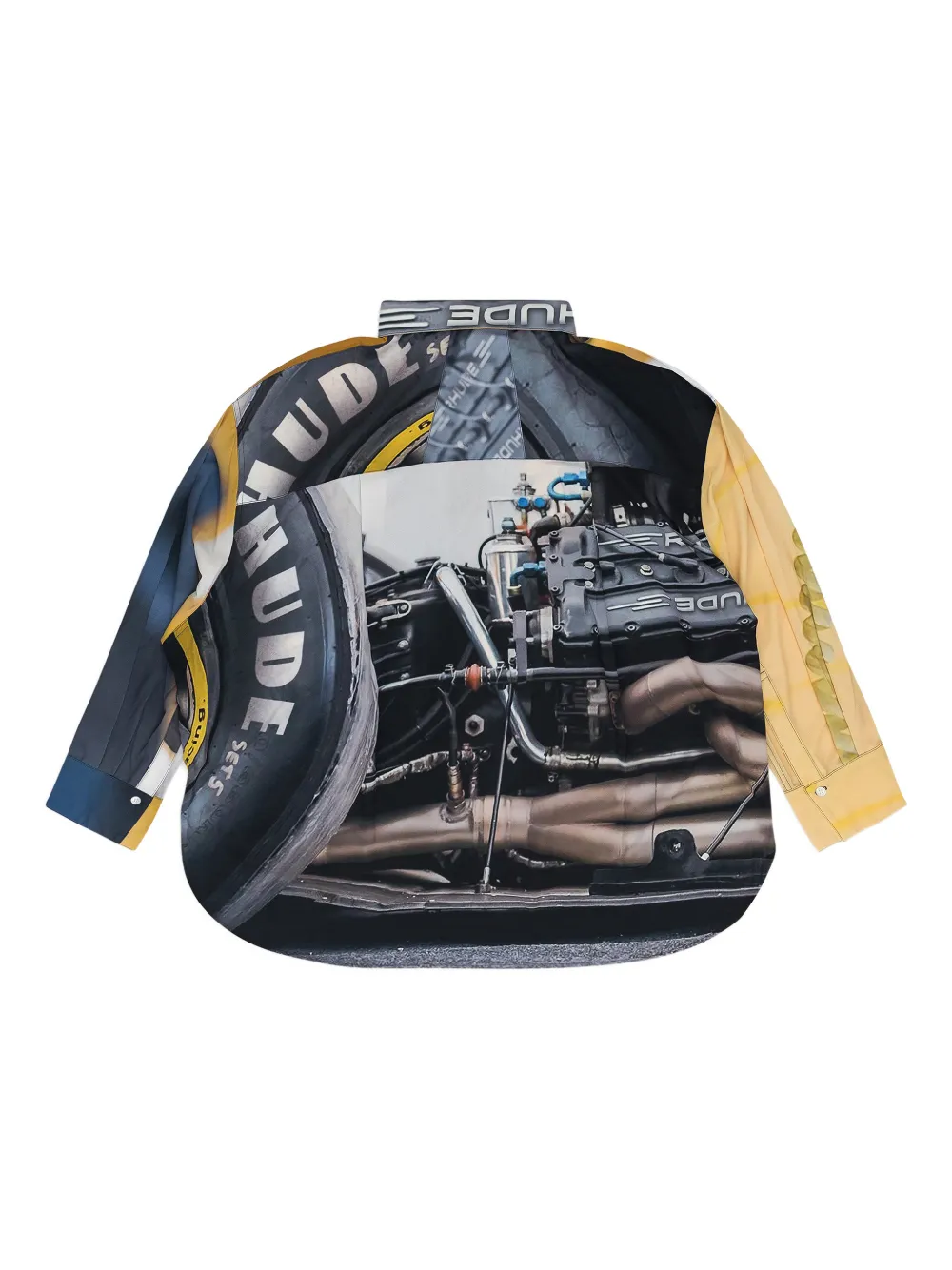 RHUDE printed button-down shirt | Image 2