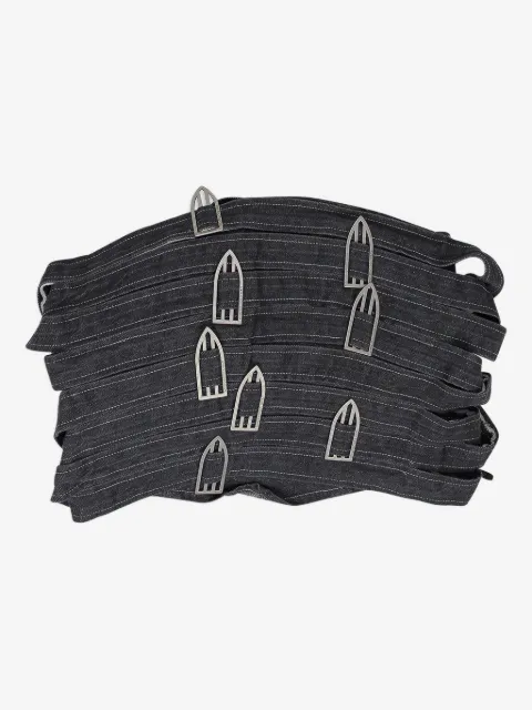 Who Decides War Bandeau studded cropped top