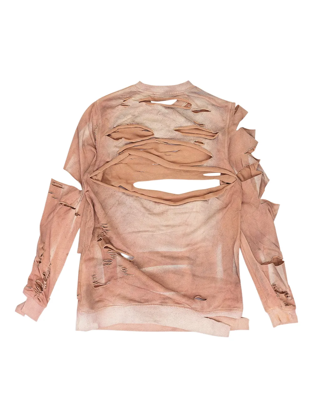 Who Decides War T-shirt met ronde hals en lange mouwen - Beige