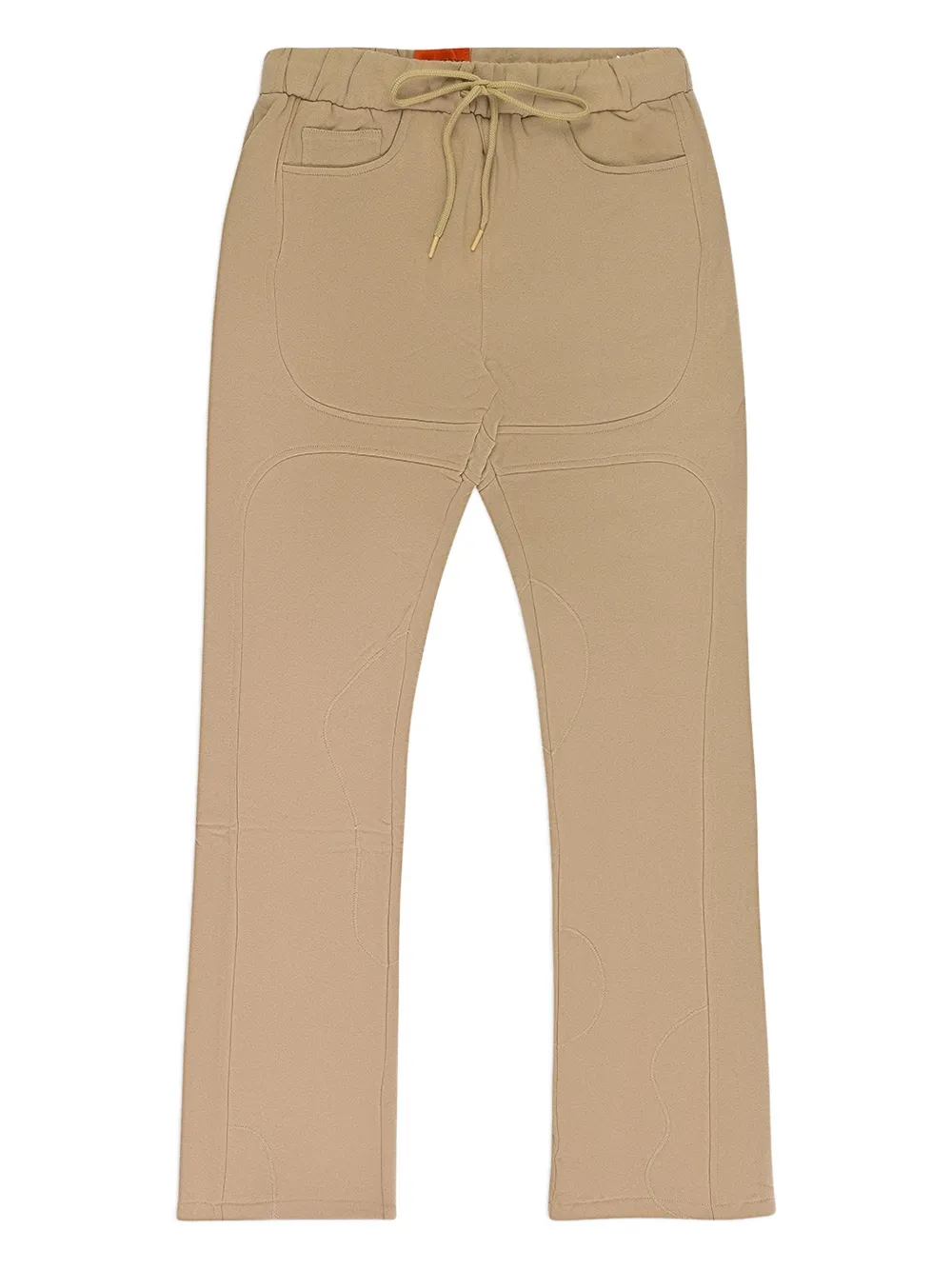 Who Decides War  drawstring track pants | Neutrals | Image 1