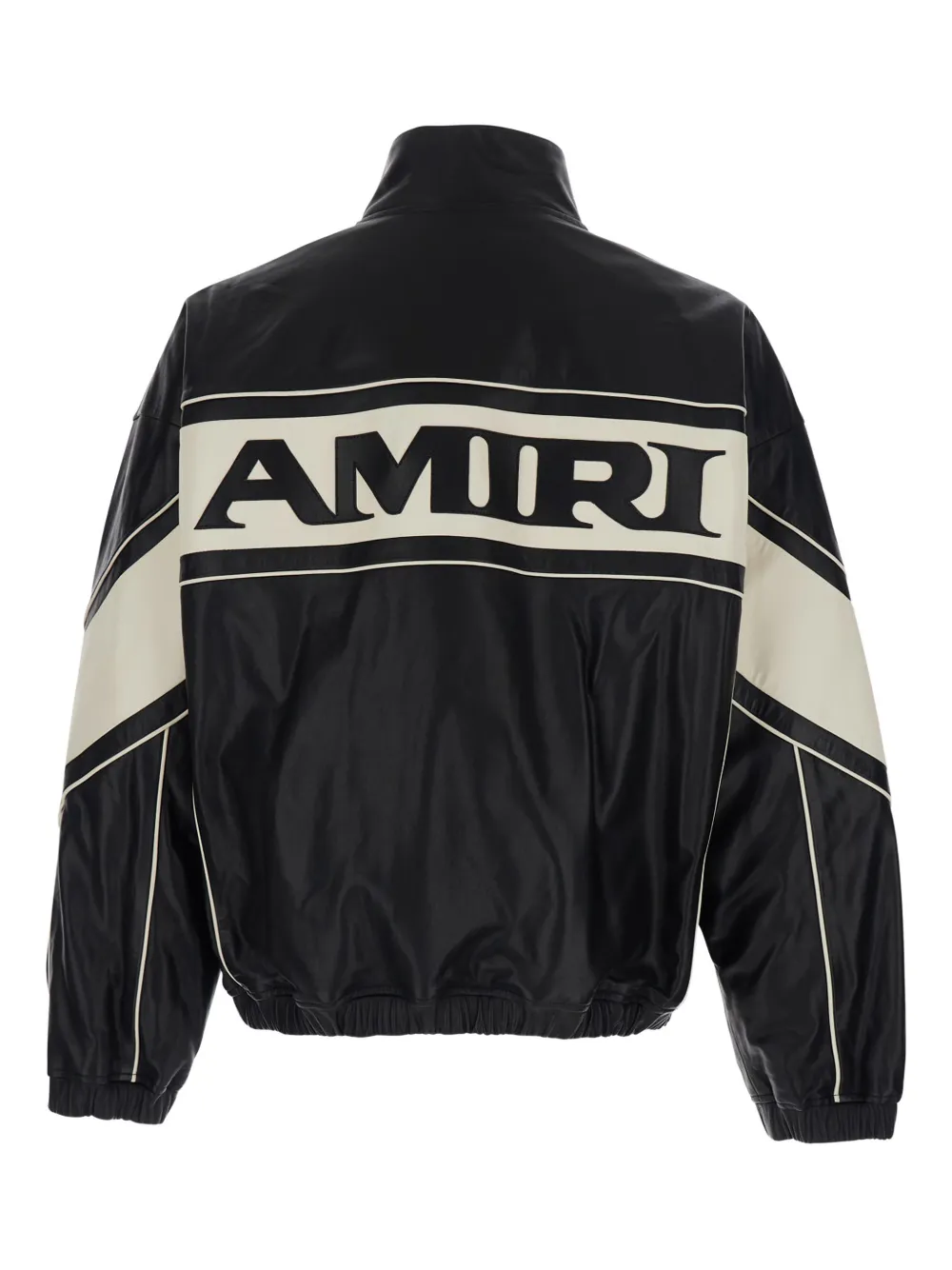 AMIRI logo-print leather jacket | Leather Jackets | Image 2