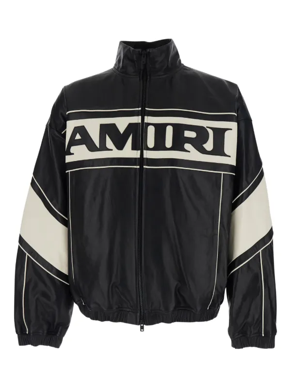 AMIRI レザージャケット | ブラック | FARFETCH JP