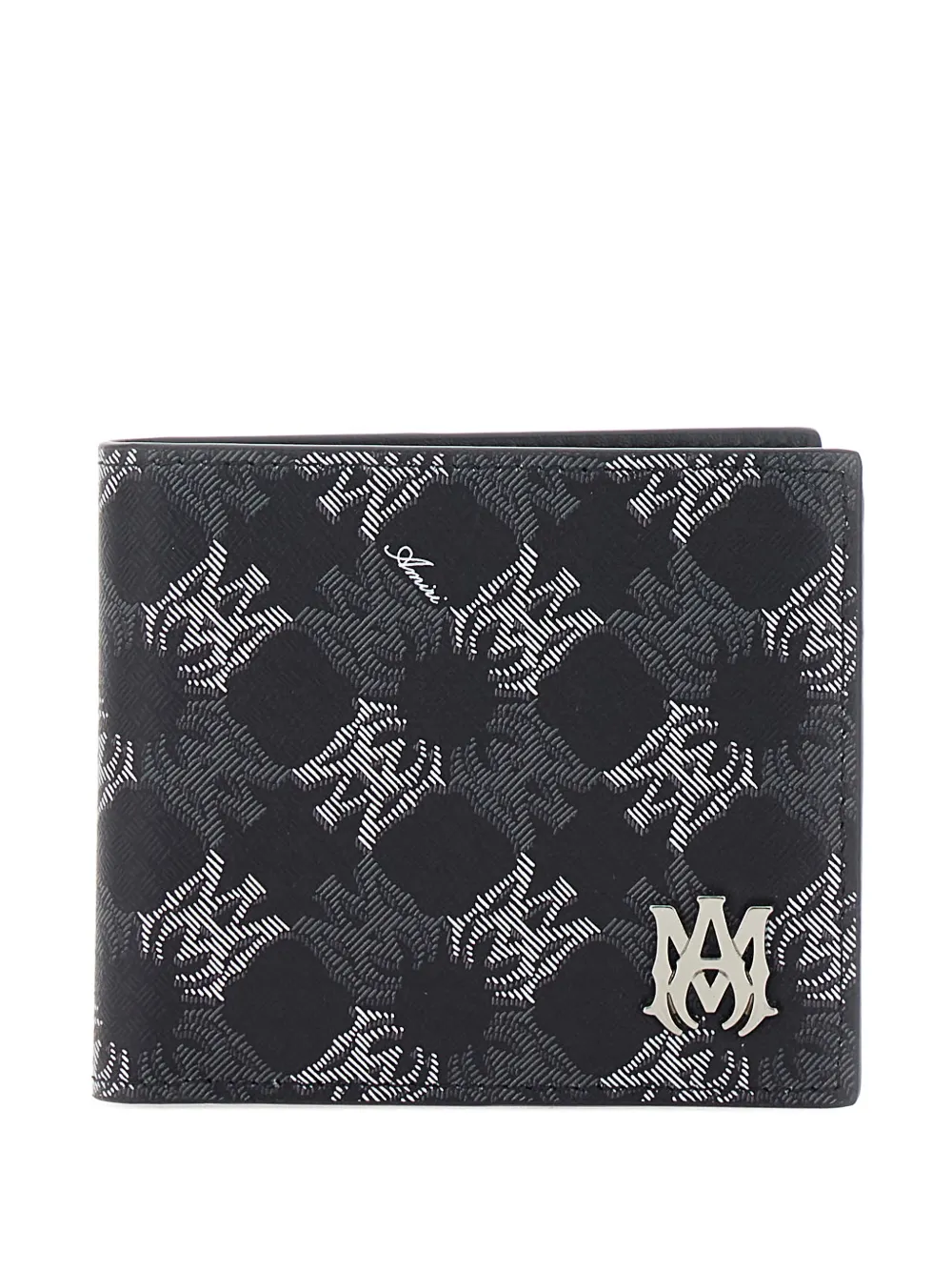 AMIRI logo-plaque wallet - Nero