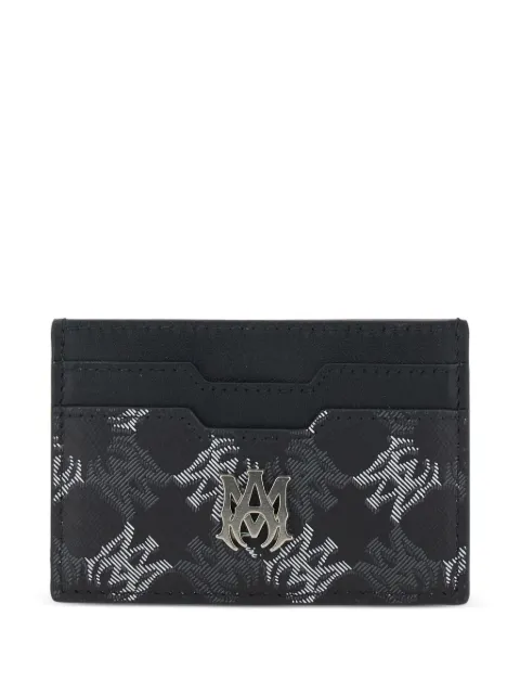 AMIRI patterned logo cardholder