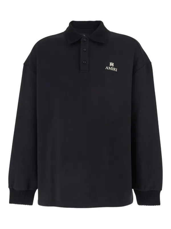 amiri ポロシャツ AMIRI ポロシャツ | ブラック | FARFETCH JP