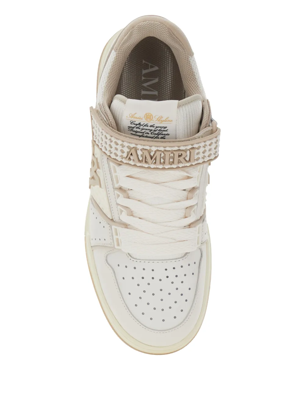 AMIRI Ma Skyline sneakers met geperforeerd logo Wit