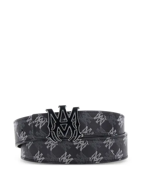 AMIRI Ma Quad monogram buckle belt