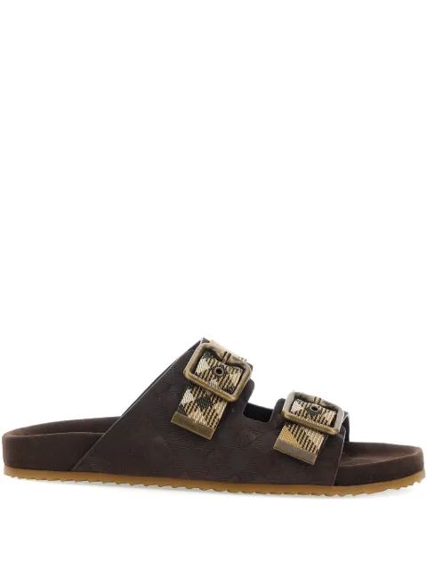 Burberry buckle strap sandals