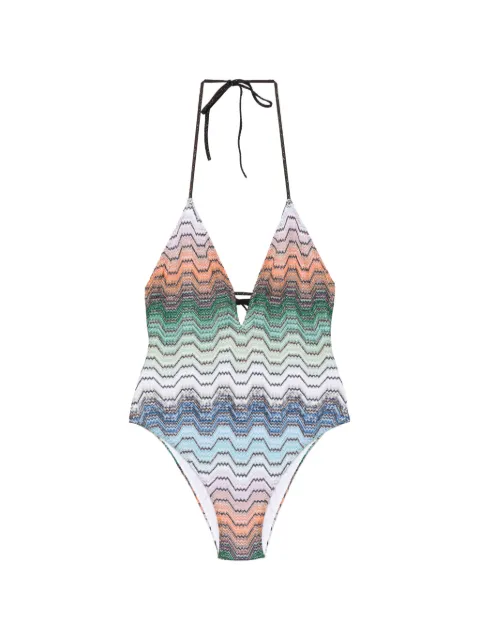 Missoni chevron-pattern swimsuit