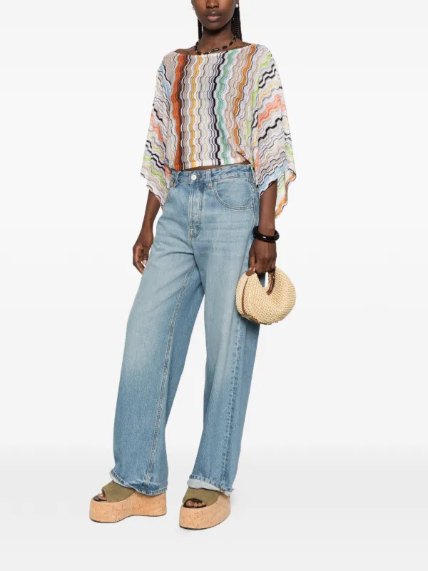 Missoni シェブロンニット トップ | オレンジ | FARFETCH JP
