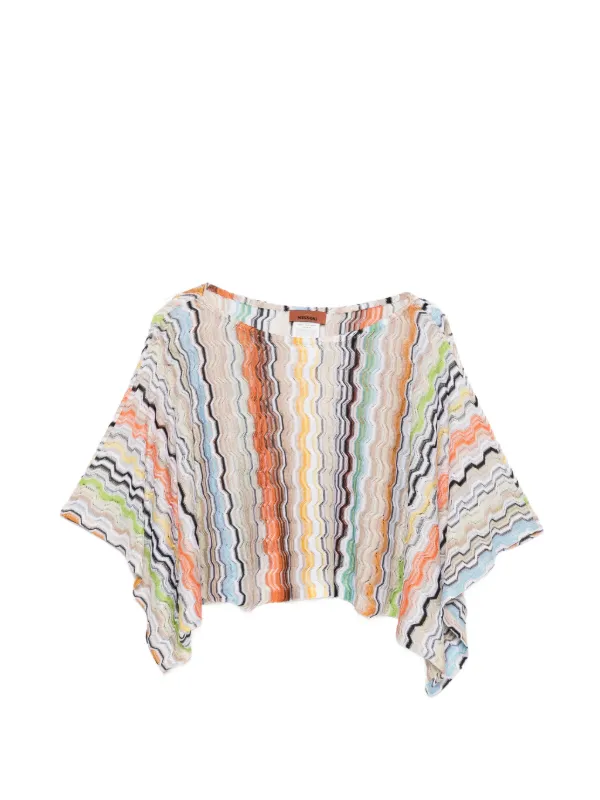 Missoni シェブロンニット トップ | オレンジ | FARFETCH JP