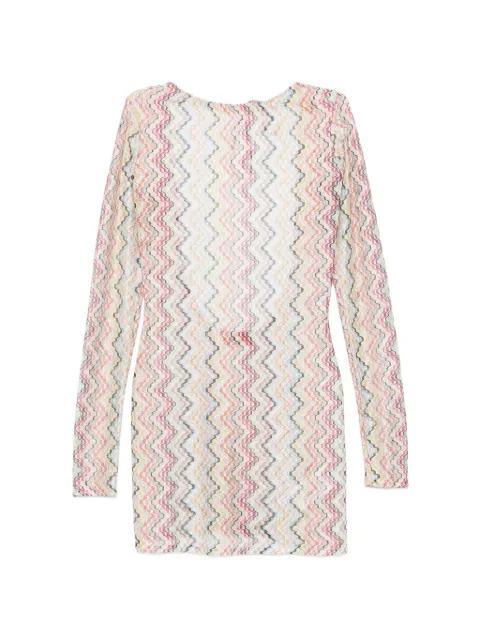 Missoni vestido tejido en zigzag