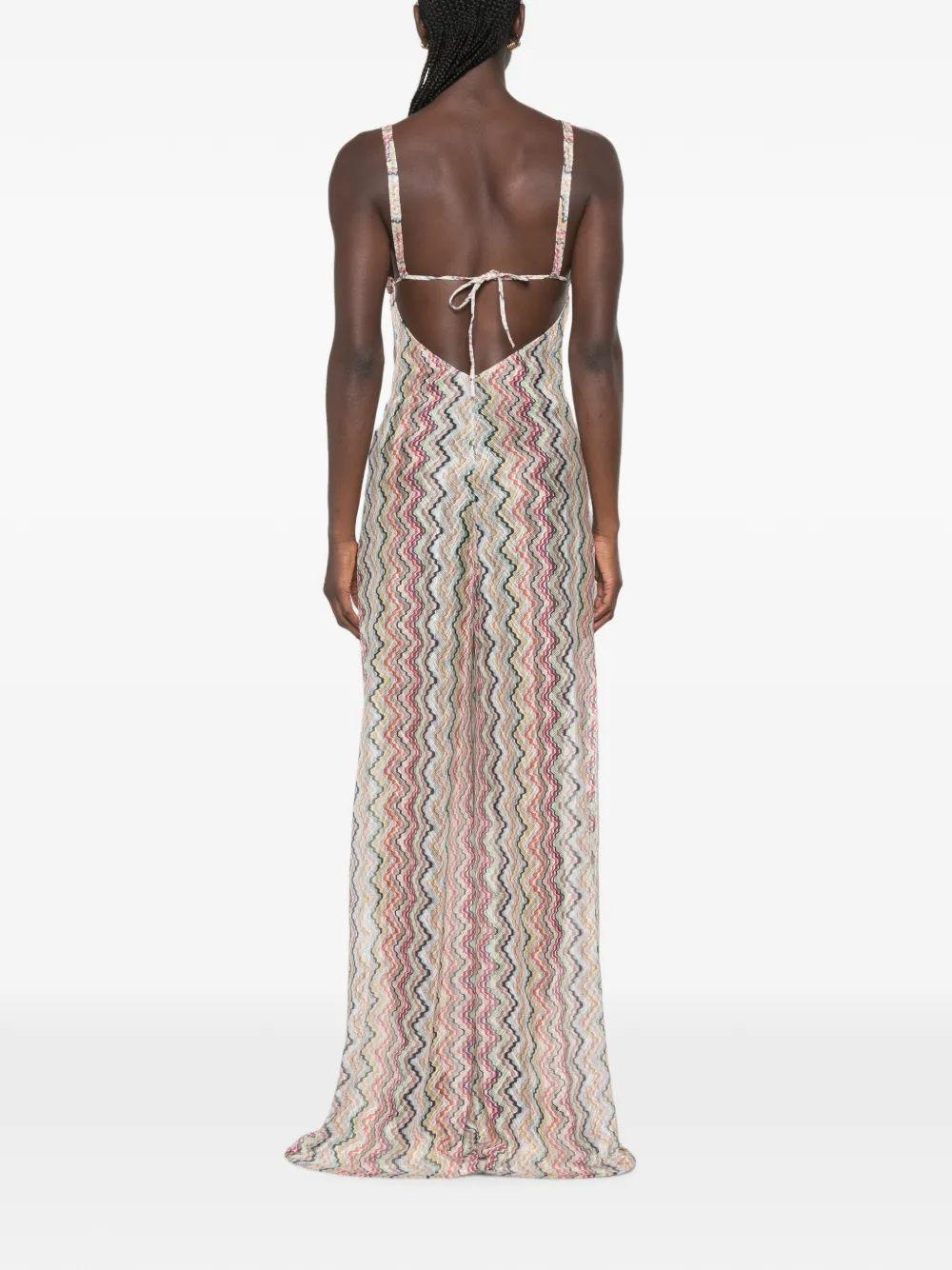Missoni Jumpsuit met zigzag-patroon Beige