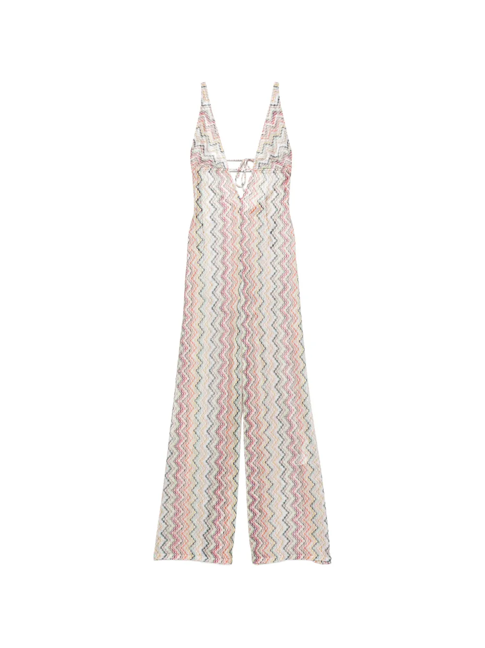 Missoni zigzag-pattern jumpsuit - Toni neutri