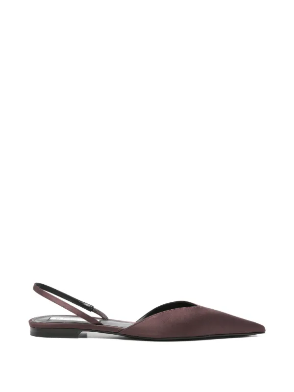 Victoria Beckham Angle Halter Pumps in Brown