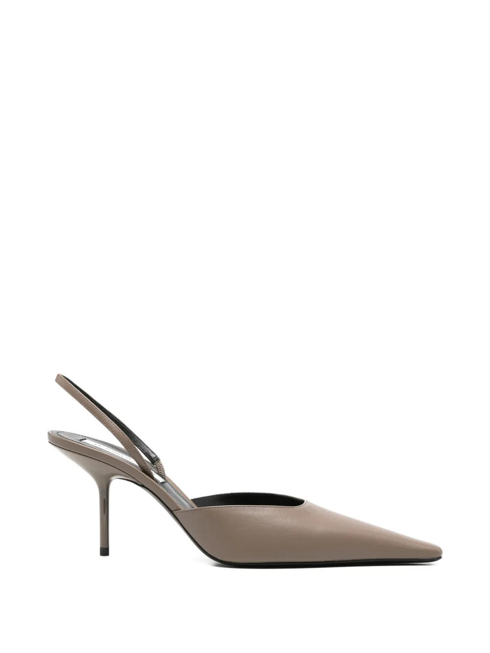 Victoria Beckham pointed-toe slingback pumps Grijs