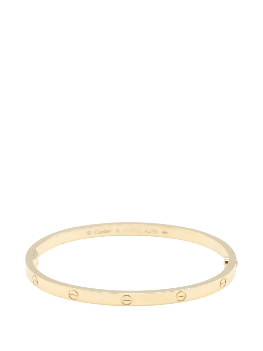 Pre-owned Cartier 2010-2025 18k Yellow Gold Small Love Bracelet