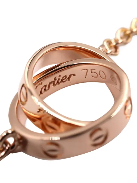 Cartier collar Love Interlocking en oro rosa de 18kt 2010-2025